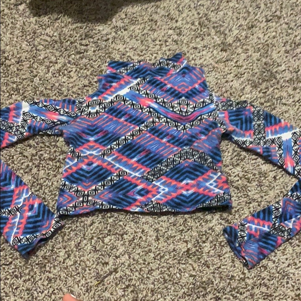 Patterned crop top